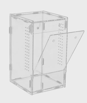 Transparant Acryl Terrarium Kweekbak voor Reptielen, Amfibieën & Spinnen