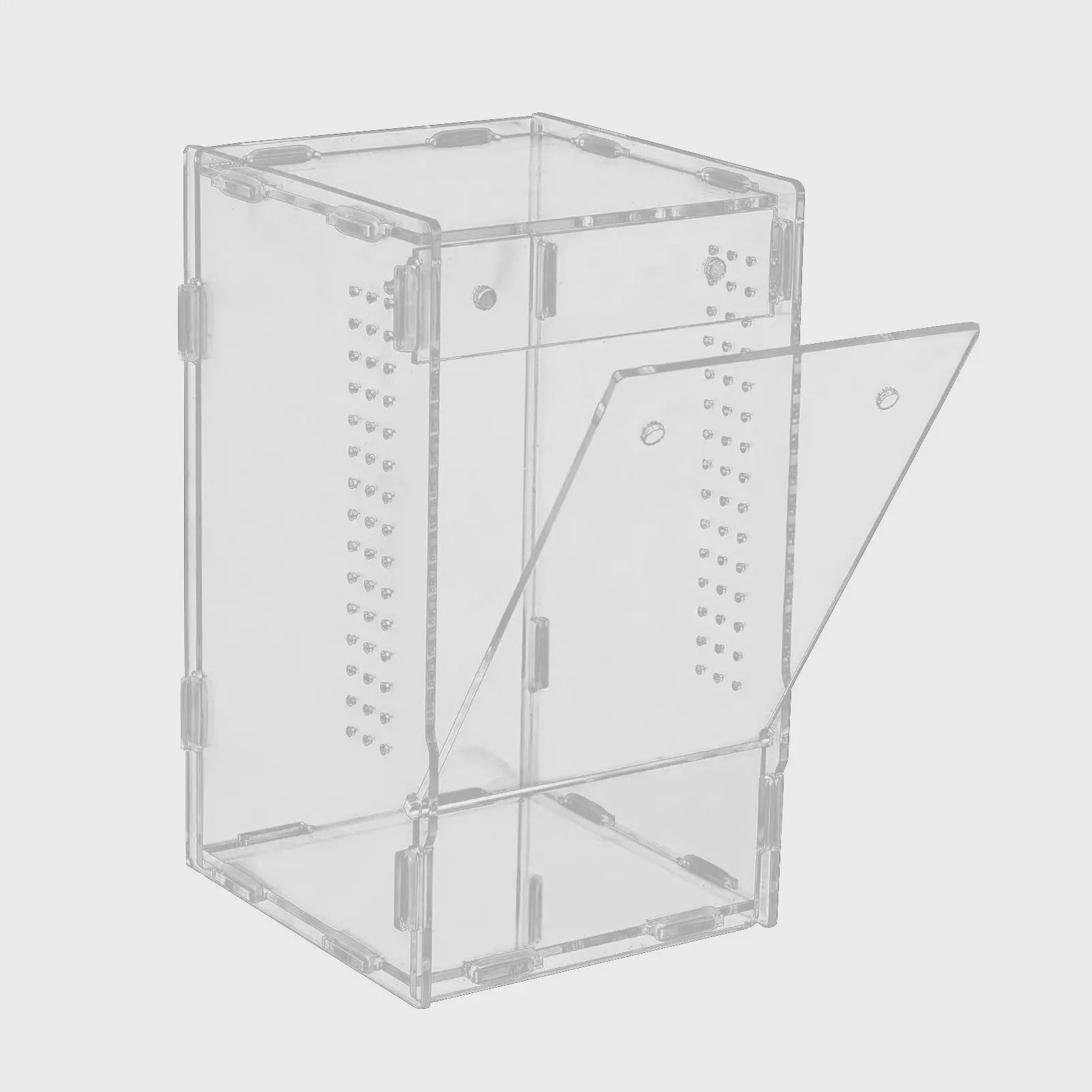 Transparant Acryl Terrarium Kweekbak voor Reptielen, Amfibieën & Spinnen
