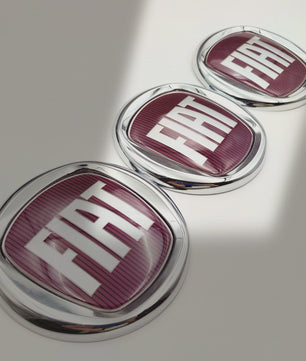 Fiat Embleem / Logo Badge voor Grille, Motorkap, Kofferbak - Diverse Maten