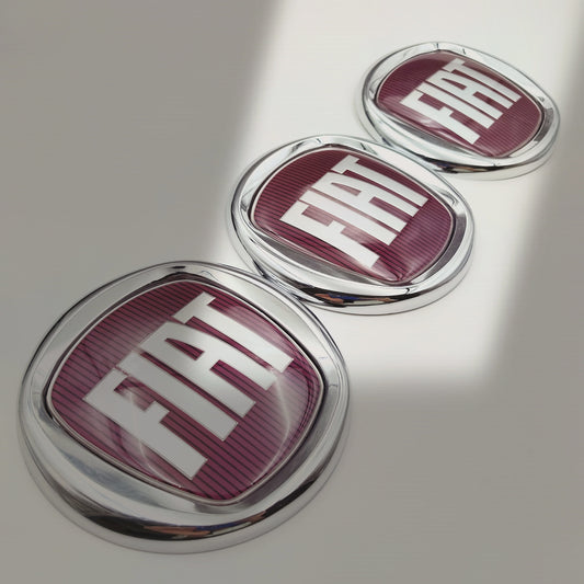 Fiat Embleem / Logo Badge voor Grille, Motorkap, Kofferbak - Diverse Maten