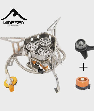 Widesea Krachtige 6800W Camping Gasbrander - Opvouwbaar & Draagbaar