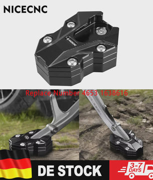 Verstelbare Zijstandaard Vergroter voor BMW R1300 GS/GSA (2024-2025) - Verbeterde Stabiliteit