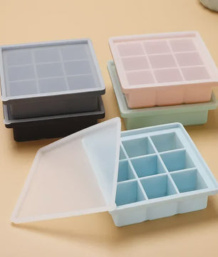 Babyvoeding Bakjes met Deksel - Invries- en Bewaartray voor Babyvoeding, Borstvoeding en Flesvoeding