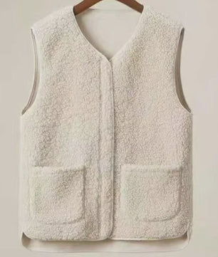 Heren Vest Lamswol Fleece - Warm & Stijlvol voor Herfst/Winter