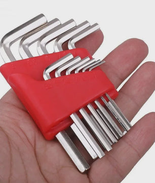 Set Inbussleutels (5, 8 of 11 Delig) - Metrisch, Korte Arm, Gereedschap voor Auto & Huis