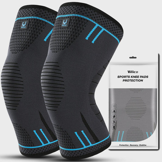 Comfortabele Kniebrace met Compressie en Ademend Materiaal voor Sport & Fitness