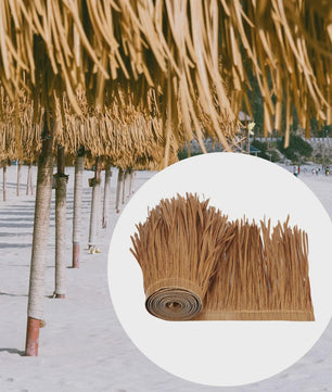 Kunstriet Dakbedekking voor Parasols & Tuinhuisjes - 100x50cm - Natuurlijke Uitstraling