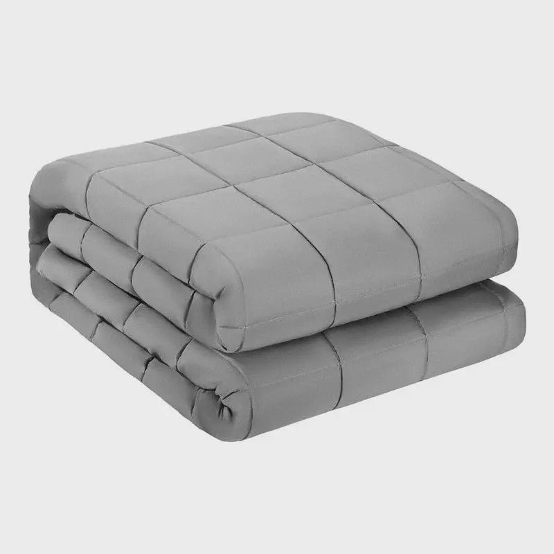 Grijze Therapeutische Verzwaringsdeken King Size - 9 kg - Glasparels - Stressverlichting & Betere Slaap