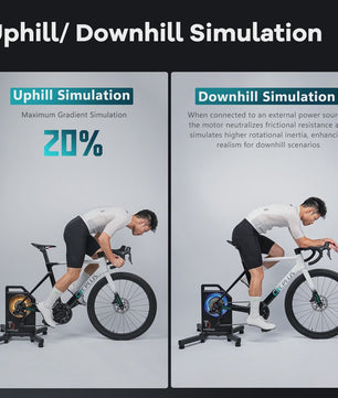 CYCPLUS T2 Direct Drive Smart Bike Trainer - Krachtige Indoor Fietservaring met ANT+ & BLE 5.0