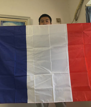 Franse Vlag - Blauw Wit Rood Polyester - 60x90cm & 90x150cm