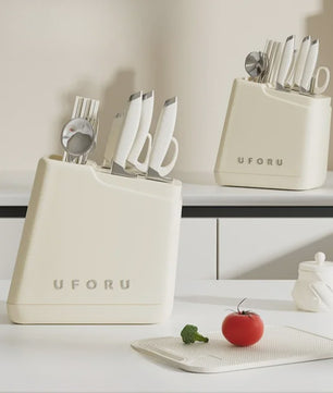Multifunctionele Messenhouder & Keuken Organizer - Stijlvol en Praktisch