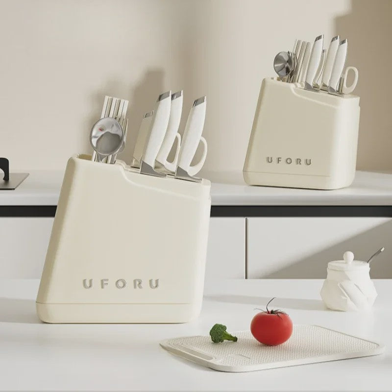 Multifunctionele Messenhouder & Keuken Organizer - Stijlvol en Praktisch