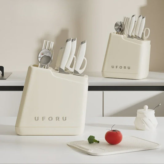 Multifunctionele Messenhouder & Keuken Organizer - Stijlvol en Praktisch