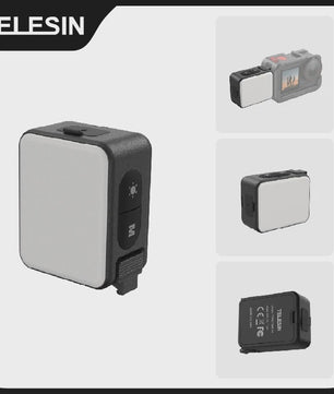 TELESIN Mini Waterproof Fill Light voor DJI OSMO Action Camera's - Verbeter je beelden