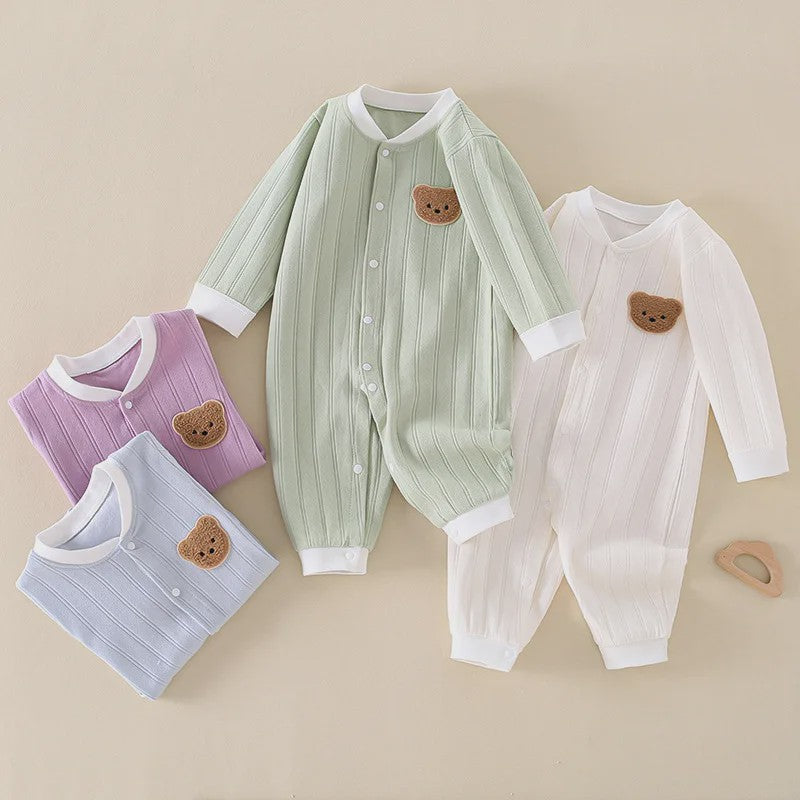 Schattige Baby Romper met Fruitprint en Mutsje - Katoen - 0-6 Maanden