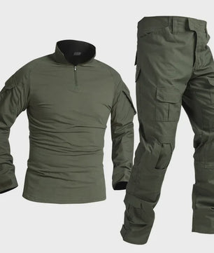 Groen Tactisch Uniform Set: Outdoor Kleding voor Training, Jacht en Paintball