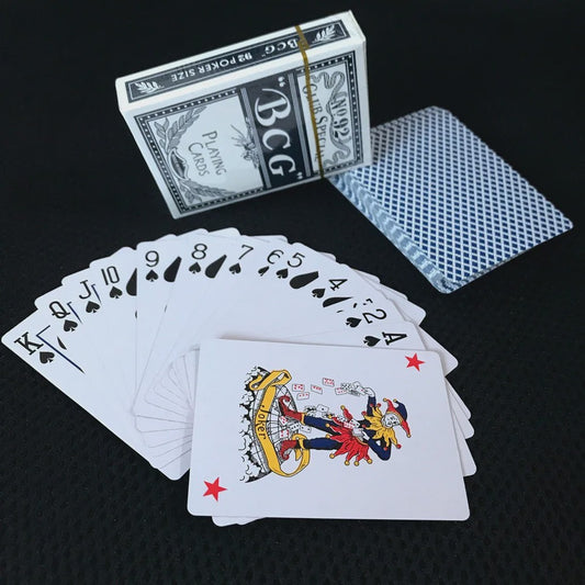 BCG Poker Speelkaarten - 52 kaarten + 2 Jokers - Plastic Coated - 63x88mm