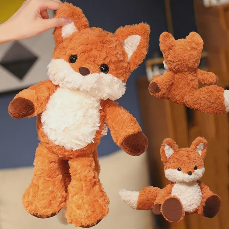 Schattig Pluche Vos Speelgoed - Zacht Knuffel Vos - Verkrijgbaar in 35cm en 50cm