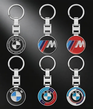 Metalen 3D BMW Autosleutelhanger Ring met Embleem - Auto Accessoires