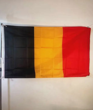 Belgische Vlag 90x150cm Premium Polyester - Duurzaam & Dubbel Gestikt