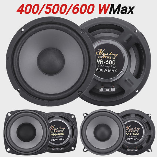 4/5/6.5Inch Universal Car HiFi Coaxial Stereo Speaker 400/500/500W Car Subwoofer Auto Audio Music Full Range Frequency Speaker