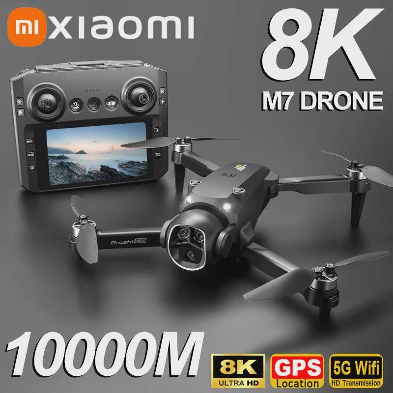 Xiaomi M7 GPS Drone met 8K HD Dual Camera, Obstacle Avoidance en Screen Remote Control
