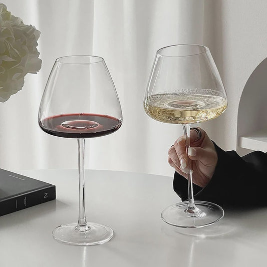 Luxe Grote Wijnglas met Grote Buik - Kristalglas voor Rode Wijn - Europees Design