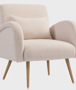 Luxe Teddy Fauteuil met Verwijderbaar Lendekussen - Comfortabel & Stijlvol