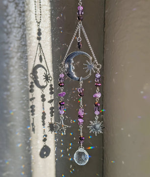 Maan Godin Kristal Zon Vanger - Decoratieve Hanger voor Binnen & Buiten