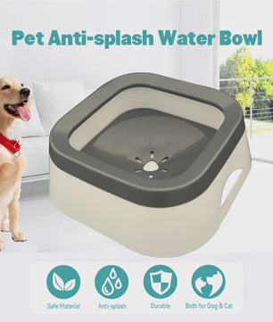 Anti-Splash Waterbak voor Honden & Katten - 1L Grote Capaciteit Drinkbak