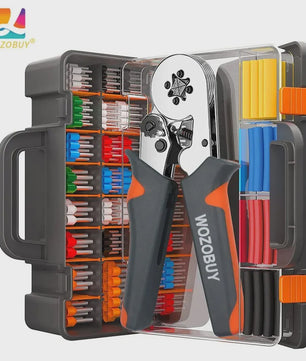 Professionele Krimptang Set voor Ferrules (0.25-10mm²) met Diverse Draadklemmen