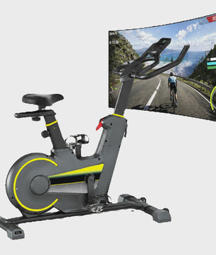 Indoor Hometrainer Fiets met Smart APP & LCD Display - Stil & Verstelbaar