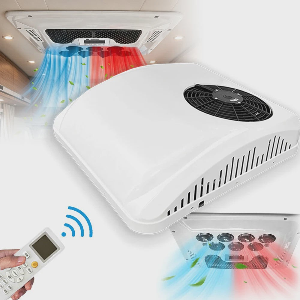 2-in-1 Airconditioner: Koelen & Verwarmen voor Camper, Vrachtwagen & Bestelbus (12V)