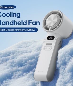 Draagbare Handheld Ventilator met 3600mAh Batterij, 100 Windsnelheden & LCD Display