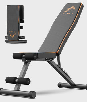 Opvouwbare Fitness Bank Verstelbaar - Multifunctioneel met Trekkoorden