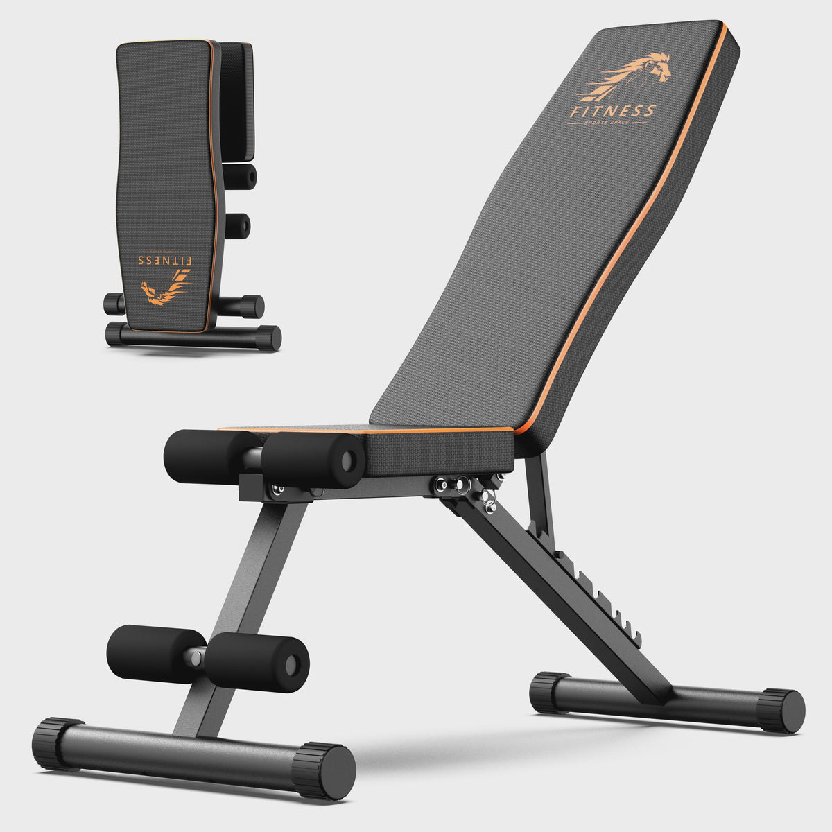 Opvouwbare Fitness Bank Verstelbaar - Multifunctioneel met Trekkoorden