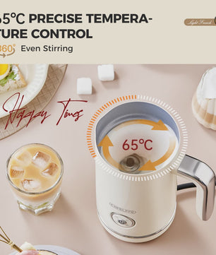Cafelffe 4-in-1 Elektrische Melkopschuimer & Chocolademaker - Warm & Koud