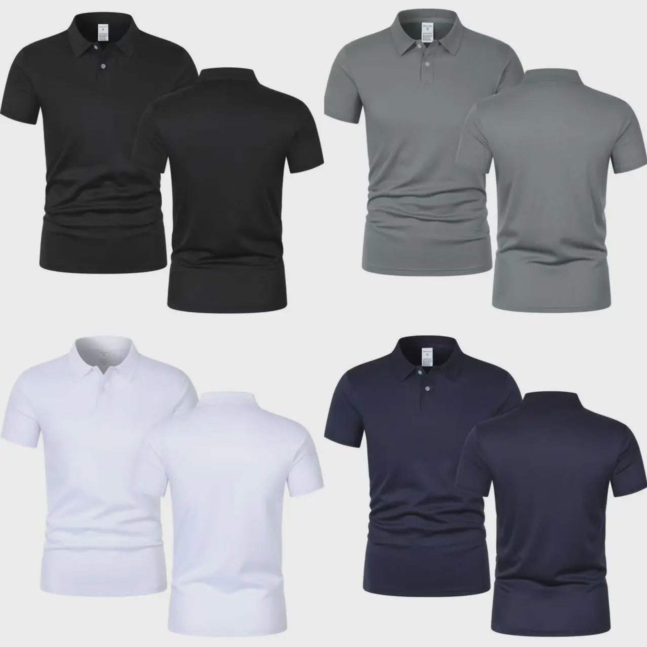 Heren Poloshirt Ultra-Licht Ademend Sneldrogend - Perfect voor Sport & Fitness