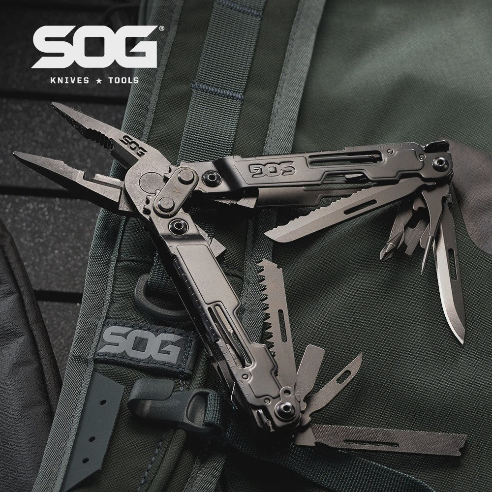 SOG PowerAccess Deluxe 21-in-1 Professioneel Multitool met Schede