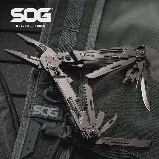 SOG PowerAccess Deluxe 21-in-1 Professioneel Multitool met Schede