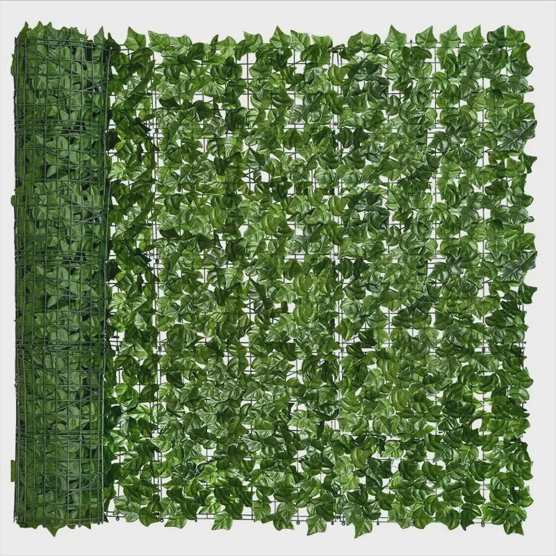Kunsthaag Klimop 100x300cm - Privacy Scherm Tuin en Balkon - Kunstplant Groen