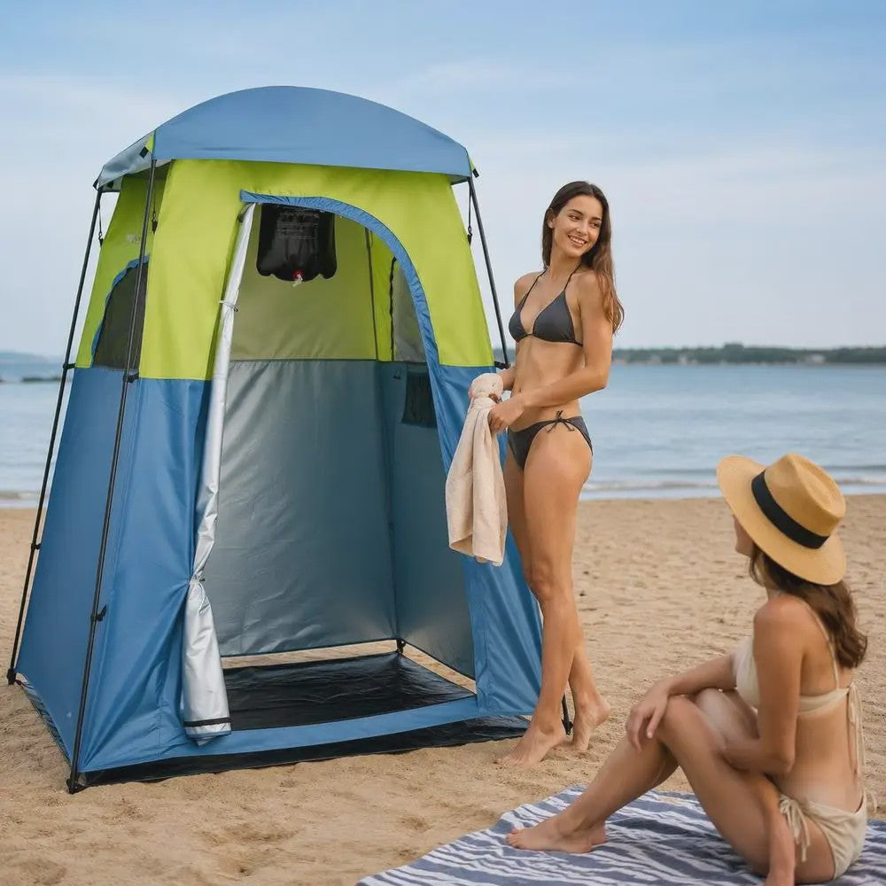 Draagbare Camping Douche- en Kleedtent - Privacy en Gemak voor Buitenactiviteiten