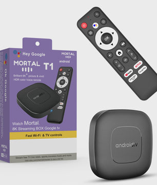 Android TV Box T1 Deluxe: 4K Streaming, Google Assistant & Netflix
