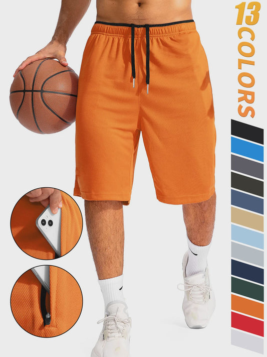 Herensportbroek: Comfortabele Mesh Shorts voor Fitness, Running & Basketbal