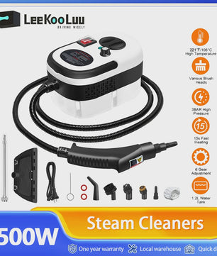 Krachtige 2500W Stoomreiniger - Hoge Temperatuur Desinfectie voor Huis, Auto & Keuken
