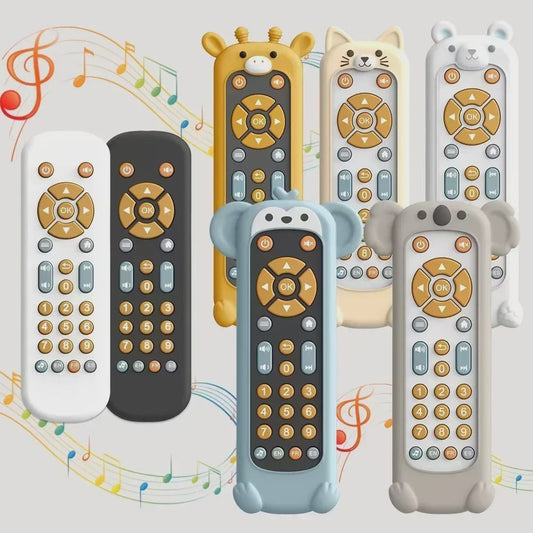 Interactieve Baby Afstandsbediening Speelgoed met Muziek & Licht - Leerzaam Speelgoed voor 1-3 Jaar