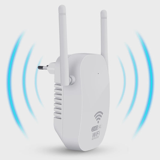 Krachtige 1200Mbps Dual-Band WiFi Repeater & Extender (2.4GHz & 5GHz)