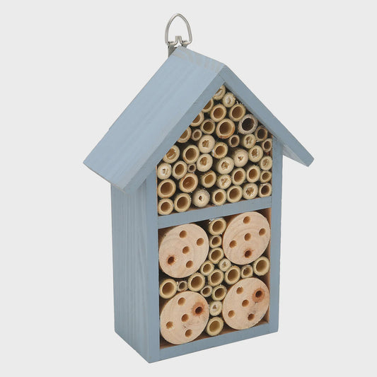 Houten Insectenhotel Ophangbaar - Beschutting voor Vlinders & Bijen