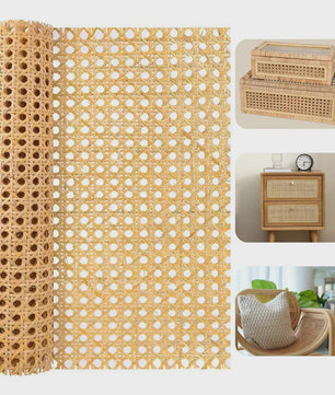 Rattan Rotan Webbing 40-45cm Breed - Natuurlijk Rotan Gaas voor Meubels & DIY Projecten