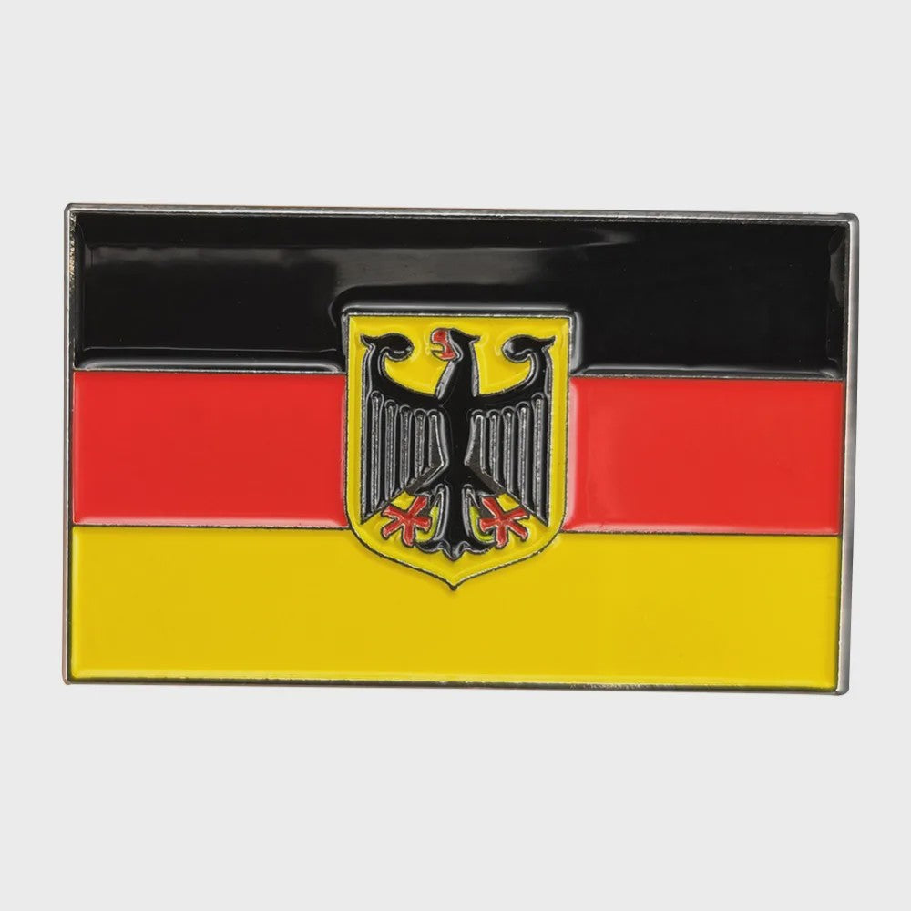 Duitse Vlag Speld met Adelaar Embleem - Officiële Staatswimpel Pin Badge